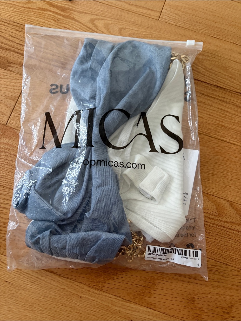 Micas Patchwork Metallic Chain Knot Sleeveless One-Piece - Sz S - Picture 4 of 4